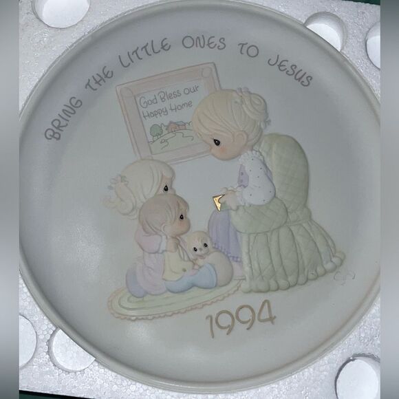 NIB 1994 Precious Moments Plate – "Bring the Little Ones to Jesus" - Picture 1 of 4